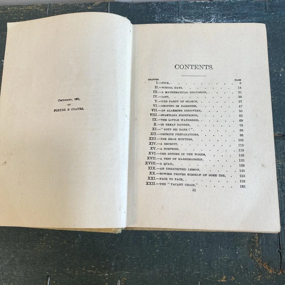 Through Forest and Fire‎ by Edward S. Ellis -1901 Hardcover Book